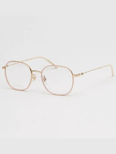 Eyewear Square Metal Eyeglasses Gold - GUCCI - BALAAN 2