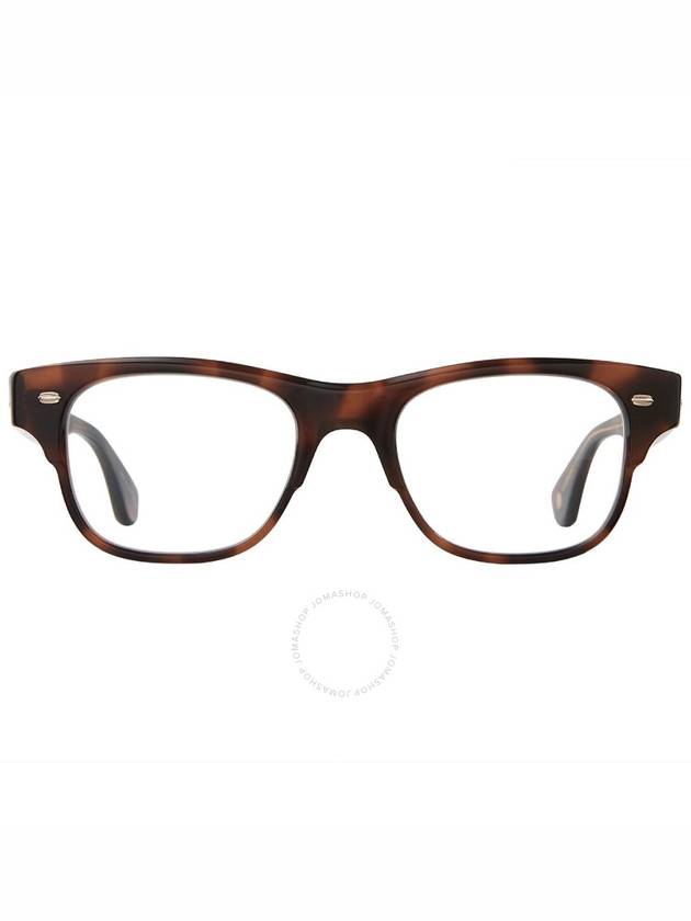 Garrett Leight RODRIGUEZ Demo Rectangular Eyeglasses 1124 SPBRNSH 48 - GARRETT LEIGHT - BALAAN 1