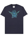 Cotton printing logo t-shirt W231TS11 707N - WOOYOUNGMI - BALAAN 10