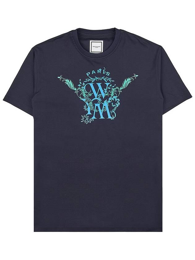 Cotton printing logo t-shirt W231TS11 707N - WOOYOUNGMI - BALAAN 10