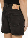 Men's Bermuda Wash Denim Shorts Black - PRADA - BALAAN 9