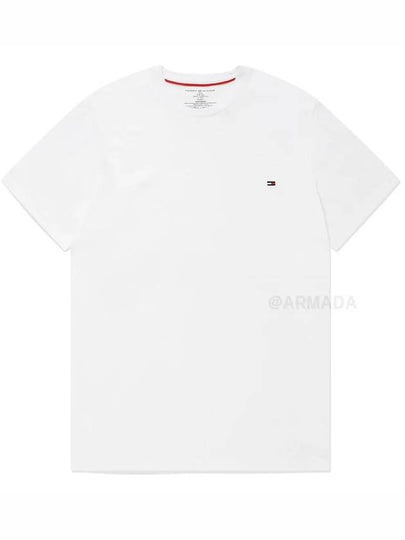 Core Flag Short Sleeve T-Shirt White - TOMMY HILFIGER - BALAAN 2