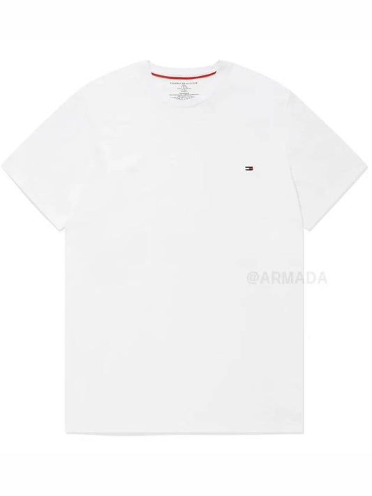 Core Flag Short Sleeve T-Shirt White - TOMMY HILFIGER - BALAAN 2