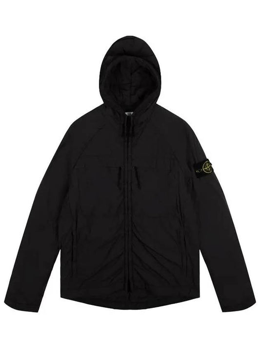 Comfort Tech Composite Light Hooded Jacket Black - STONE ISLAND - BALAAN 2