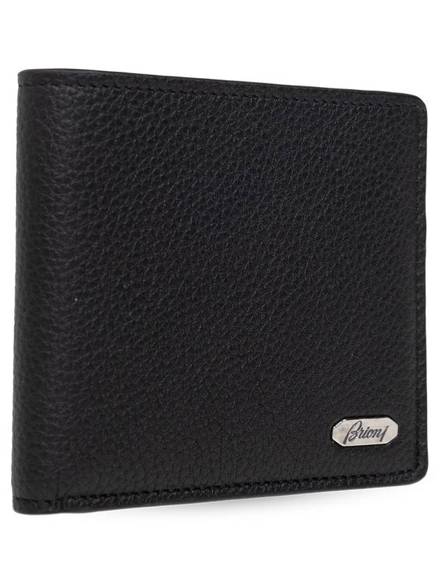 Brioni Leather Wallet, Men's, Black - BRIONI - BALAAN 4