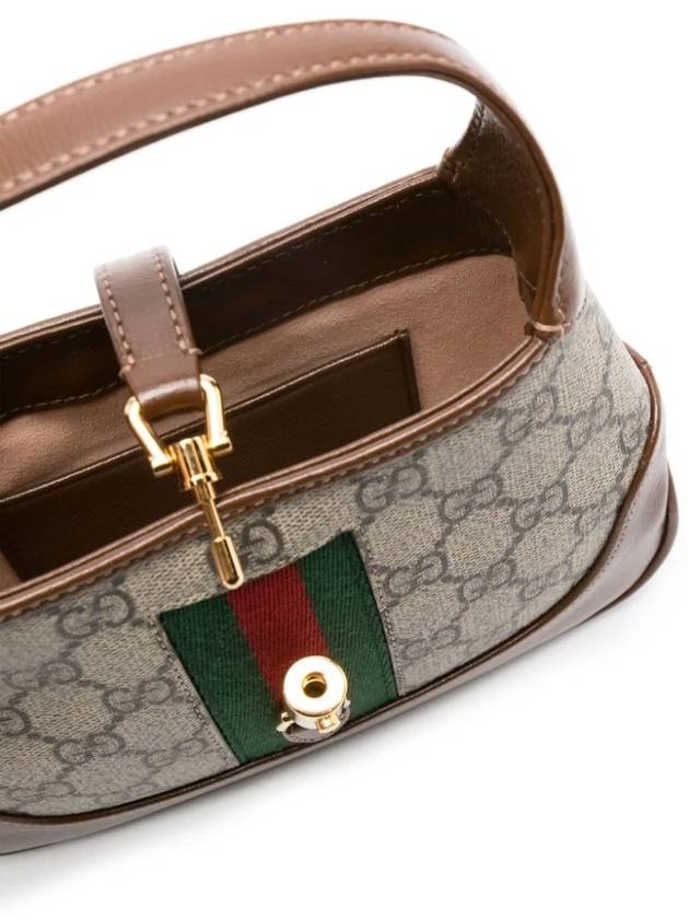 GG Supreme Mini Jackie 1961 Cross Bag Brown Beige - GUCCI - BALAAN 6