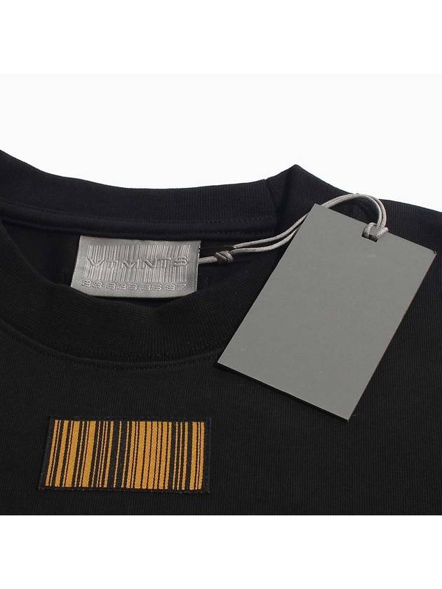 Barcode Logo Printing Short Sleeve T-Shirt Black - VETEMENTS - BALAAN 8