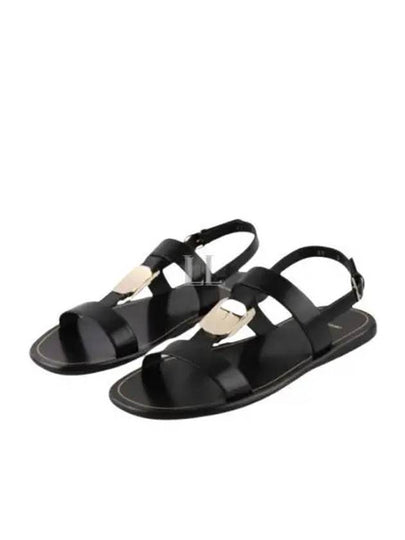 Capri Leather Nappa Sandals Black - SALVATORE FERRAGAMO - BALAAN 2