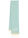 Mohair Wool Fringe Muffler Light Blue - ACNE STUDIOS - BALAAN 1