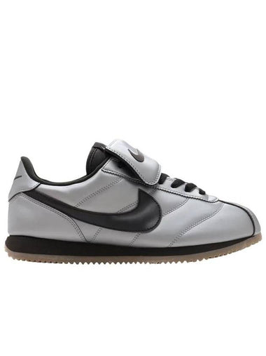 Cortez Leather SE Metallic Cool Gray Black HQ3490 099 - NIKE - BALAAN 1