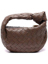 Jodie Intrecciato Small Tote Bag Light Brown - BOTTEGA VENETA - BALAAN 5