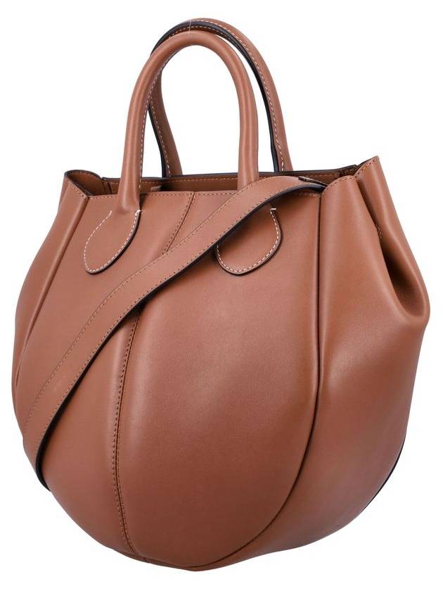 Punch Small Tote Bag Chestnut - JW ANDERSON - BALAAN 4