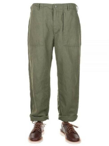 Straight Pants 24S1F004 OR306 EU003 Olive - ENGINEERED GARMENTS - BALAAN 1