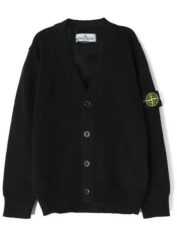 Kids Waffen Cardigan Black 7916501Z1 V0029 - STONE ISLAND - BALAAN 1