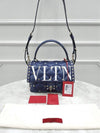 Lux You Candy stud VLTN top handle tote bag - VALENTINO - BALAAN 9