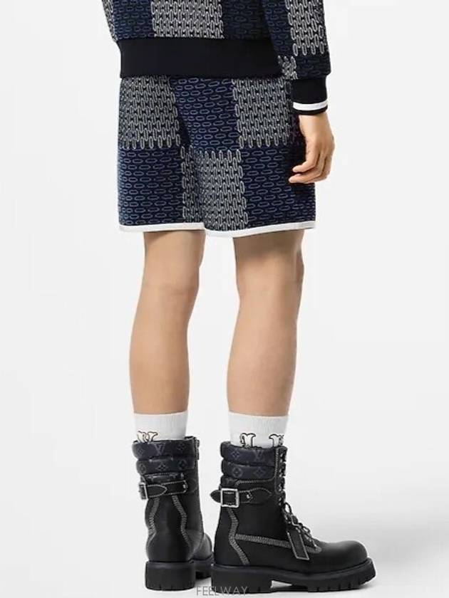 1AFWUJ Damier quilted cotton shorts - LOUIS VUITTON - BALAAN 5