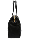 Vitello Caribe Shopper Bag RR1787 UXP F0002 Black - MIU MIU - BALAAN 3