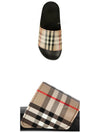 Vintage Check Slippers Beige Black - BURBERRY - BALAAN 8