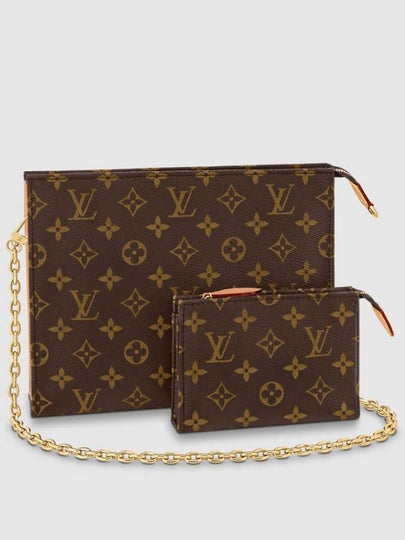 Toiletry Chain Monogram Pouch Bag Brown - LOUIS VUITTON - BALAAN 2