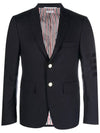 Plain Weave Suiting 4 Bar Classic Sport Jacket Dark Blue - THOM BROWNE - BALAAN 3