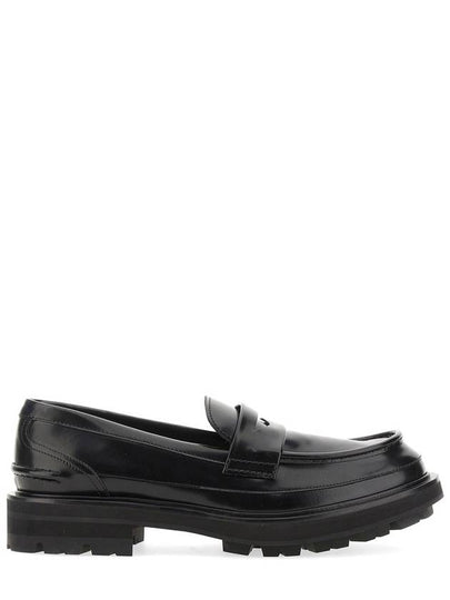 Moccasin Leather Loafer Black - ALEXANDER MCQUEEN - BALAAN 2