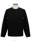 Front Pocket Heavy Jersey Sweatshirt Black - CP COMPANY - BALAAN 3