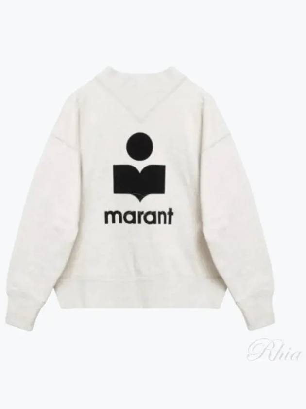 Moby Logo Print Sweatshirt Ecru - ISABEL MARANT - BALAAN 2