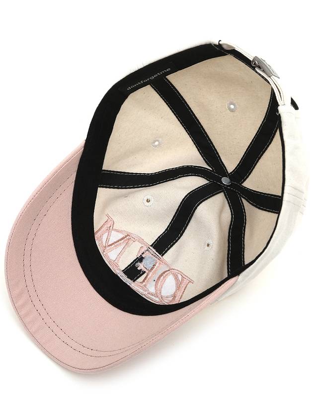 two-tone short brim ball cap pink P00000RD - DONTFORGETME - BALAAN 4