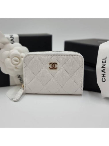 Women Card Wallet White AP0216 - CHANEL - BALAAN 1