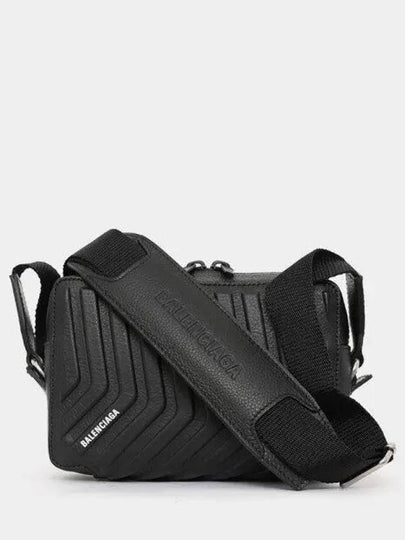 Logo Leather Car Camera Cross Bag Black - BALENCIAGA - BALAAN 2