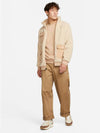 Sportswear Reversible Zip-up Jacket Beige - NIKE - BALAAN 8