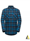 Alvra Cotton Long Sleeve Shirt Black Blue - MAMMUT - BALAAN 2