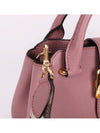 Grainy pink two strap shoulder bag - BURBERRY - BALAAN 5