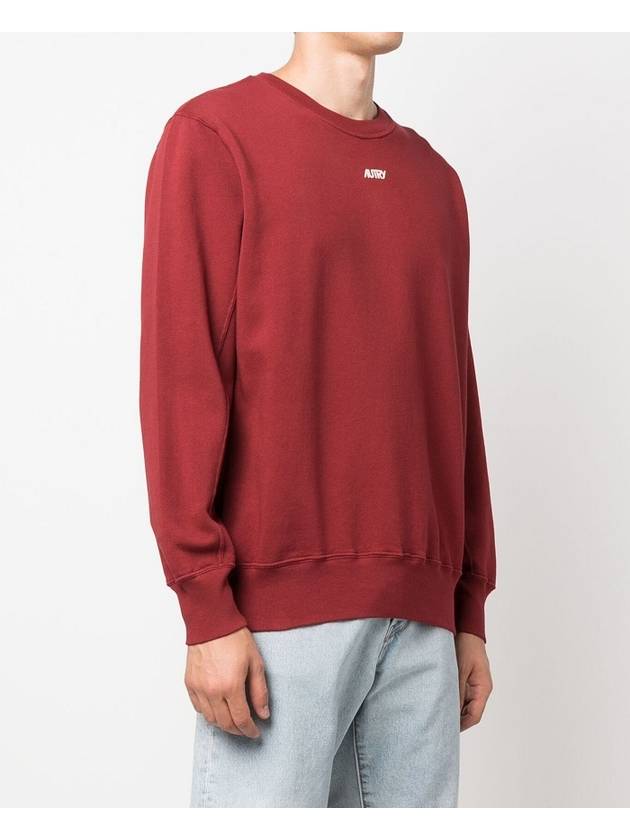 Logo Cotton Red Sweatshirt SWBM416S - AUTRY - BALAAN 2