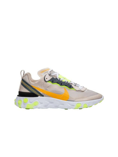 React Element 87 Low Top Sneakers Light Oud Brown - NIKE - BALAAN 1