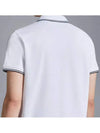 Moncler Logo Patch Cotton PK Shirt White - MONCLER - BALAAN 4