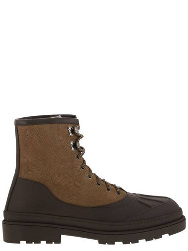 Duck Boot in suede and rubberised calf leather - BRUNELLO CUCINELLI - BALAAN 1