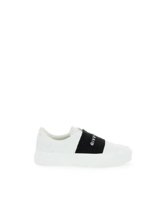 City Banding Logo Low Top Sneakers White - GIVENCHY - BALAAN 2