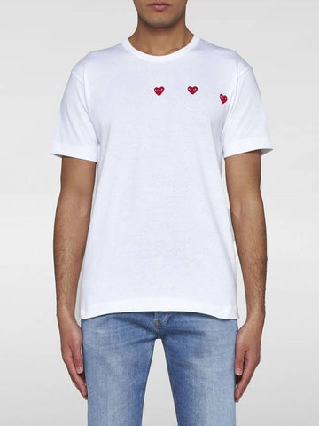 T-shirt con cuori Comme Des Garcons Play - COMME DES GARCONS PLAY - BALAAN 1