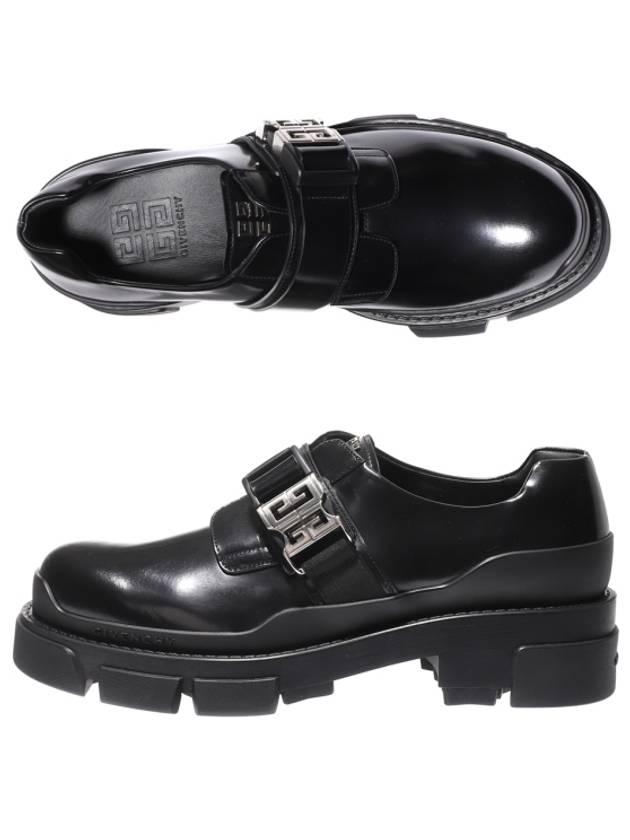 Terra Buckle Leather Derby Black - GIVENCHY - BALAAN 3