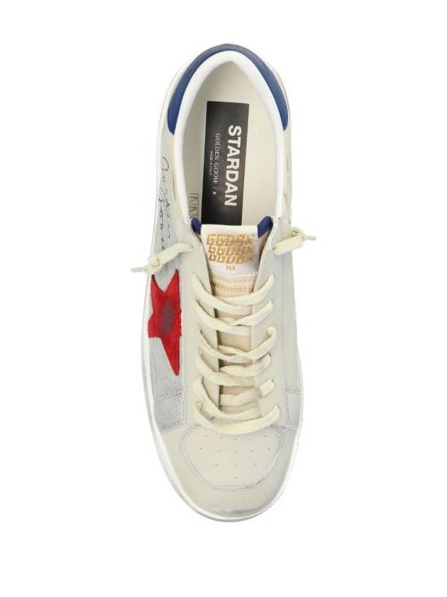 Stardan Blue Top Low Top Sneakers Ivory - GOLDEN GOOSE - BALAAN 4