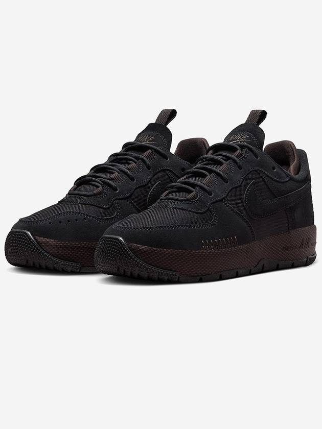 Air Force 1 Wild Low Top Sneakers Black - NIKE - BALAAN 3