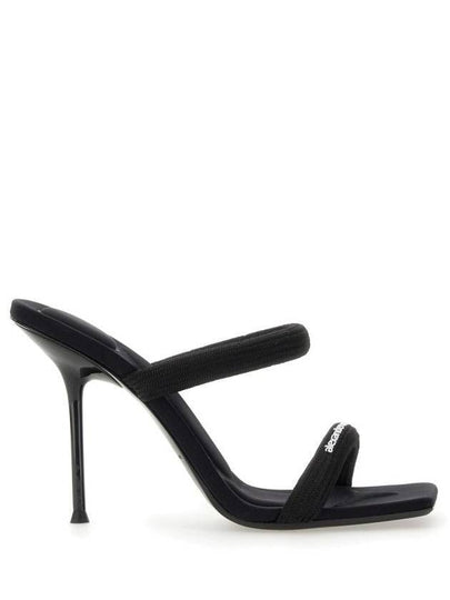 Julie Tubular Webbing Sandal Heels Black - ALEXANDER WANG - BALAAN 2