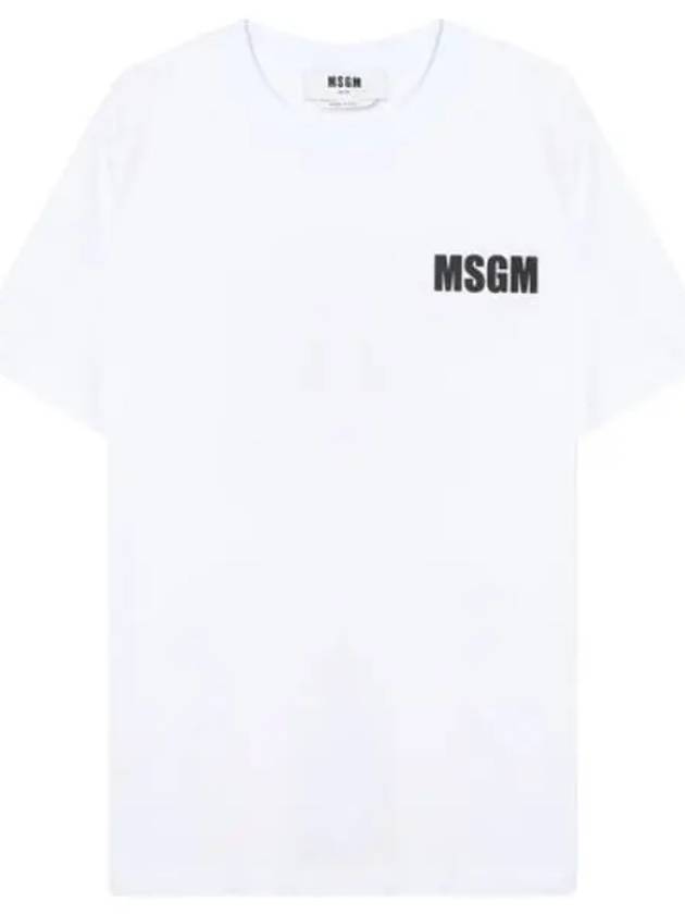 Quart Logo Short Sleeve T Shirt Women s Tee - MSGM - BALAAN 1