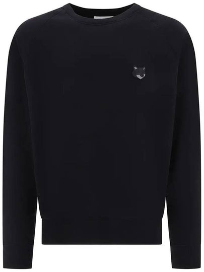 Bold Fox Head Patch Oversized Sweatshirt Black - MAISON KITSUNE - BALAAN 2