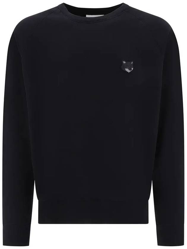 Bold Fox Head Patch Oversized Sweatshirt Black - MAISON KITSUNE - BALAAN 3