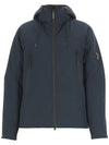 Men's Protech Lens Down Hooded Jacket Navy - CP COMPANY - BALAAN 1