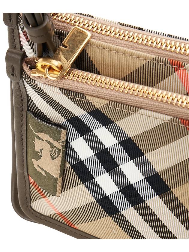 Check Cross Bag Beige - BURBERRY - BALAAN 7