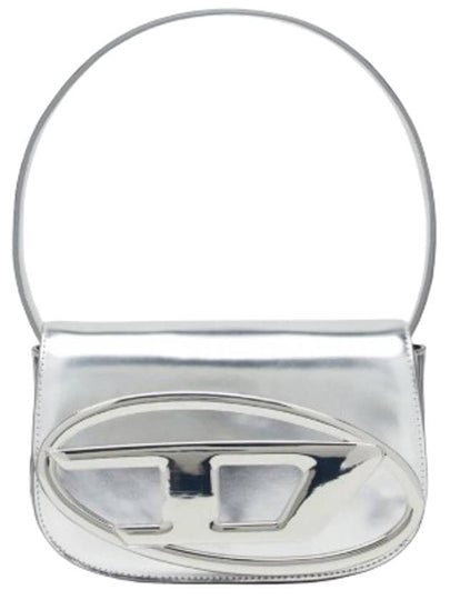 1DR Mirrored Leather Shoulder Bag Silver - DIESEL - BALAAN 2