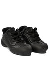 Flexion Lace-Up Low Top Sneakers Black - ALEXANDER MCQUEEN - BALAAN 3